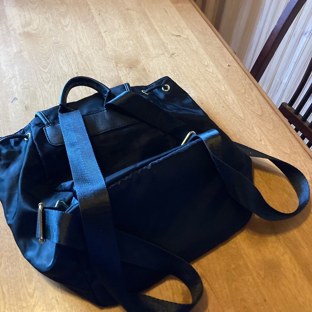 Women's Small Black Polyester Backpack - image 2